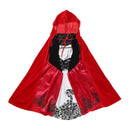 Kindergarten Stage Show Little Red Cosplay Dress Girl Halloween Party Costume With Cloak