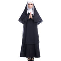 Classic Adult Woman Halloween Party Costume Sister Christian Dress