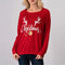 Christmas Festival Clothing Women Fashion Letters And Elk Printed Sweatshirts