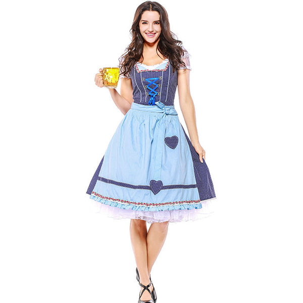 Germany Traditional Festival Oktoberfest Adult Women Cosplay Costume