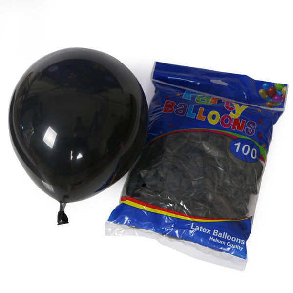 100 Pcs Pack 10 Inch 2.2g Latex Halloween Festive Party DIY Decorations Orange Black Balloons