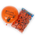 100 Pcs Pack 10 Inch 2.2g Latex Halloween Printed Festival Party DIY Decorative Balloons