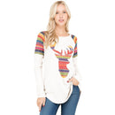 New ArrivaL Women Long Sleeves Round Neck Casual Loose Bottoming T-shirt