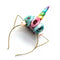 Child  Glitting Unicorn Horns Artificial Flowers Cute Cat Ears Headbands