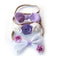 3Pcs Set Baby Girls Nylon Pretty Colorful Flowers And Bowknot Different Pattern Cute Headbands