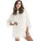 Modern Women Christmas Halloween Party Wear Fluffy Pullover Coat