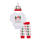 3 Pcs Set Baby Xmas Tree Printed Long Sleeves Bodysuit And Pants And Cute Hat