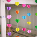 3D Multi Color Paper Romantic Hearts Festive Party Wedding Decoration Supplies