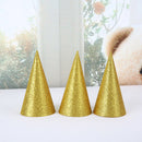 12Pcs Set Glitter Adult Children Birthday Pointy Hat Party  DIY Decoration