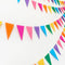 4M Simple Fashion Colorful Triangle Banner For Party Holiday Home School Activity Decoration