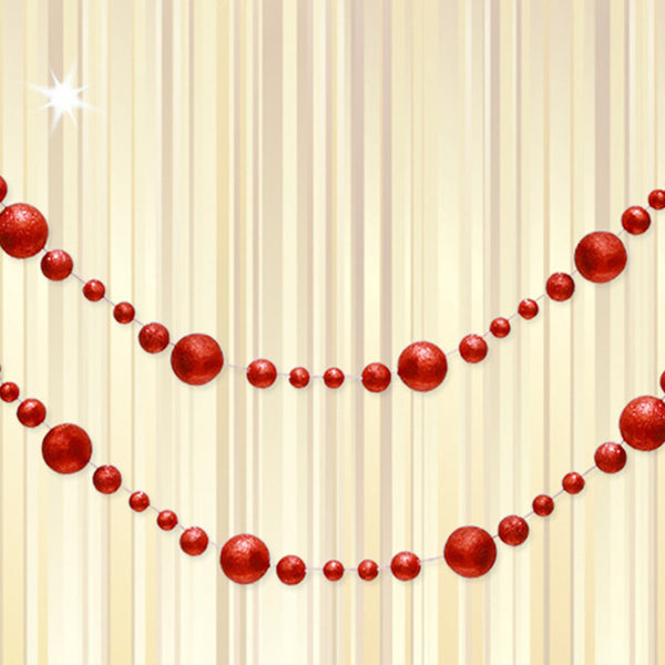 1.2M Sparkling Multi-sizes Ball Garland For Wedding Festival Activity Party Scene Layout Decoration