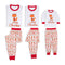 Cotton Pajamas Red Fox Printed Long Sleeves Set Christmas Matching Family Outfits