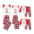 Latest Style Cotton Christmas Elk Printed Pajamas Set Matching Family Outfits