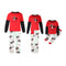Christmas Nightwear Set Cotton Patchwork Elk Printed Matching Family Outfits