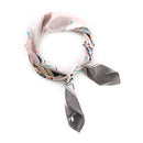 Classic Oil Painting Print Elegant Lady Neck Decoration Square Scarf