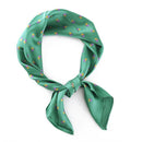 Romantic Cute Hearts Printed Sweet Young Women Bright Color Square Scarf