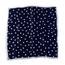 Elegant Women Classic Irregular Dot Print Multifunctional Use Silk Scarf