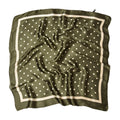 Autumn Winter New Arrival Women Classic Dots Printed Square Scarf