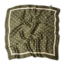 Autumn Winter New Arrival Women Classic Dots Printed Square Scarf