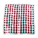 New Arrival Elegant Women Classic Multicolor Plaid Pattern Square Scarf