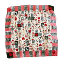 Women Fashion Cartoon Character Oliver Printed Bright Color Scarf