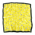 Fashion Young Women Kitty Print Freshing Style Color Blocking Square Scarf
