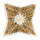 Elegant Lady Classic Vintage Style Paisley Print Satin 90*90 Square Scarf