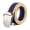 Casual Style Fashion Men Classic Stripes Pattern High Quality Durable Belt