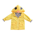 Hot Sale Unisex Cotton Cute Yellow Duck Pattern Long Sleeves Coat With Cap