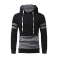 Hot Sale Men Cotton Color Blocking Long Sleeves Casual Hoodies