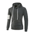 Simple Style Men Cotton Pocket Design Long Sleeves Casual Hoodies