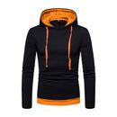 New Arrived Men Cotton Long Sleeves Solid Color Sweatshirt Slim Fit Hoodies