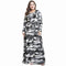 New Arrival Plump lady Classic Camouflage Printed Plus Size Long Dress