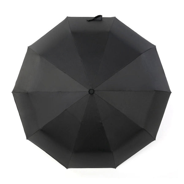 Latest Style Fabric 10 Ribs Automatic Compact Strong Frame Windproof Business Travel Umbrella