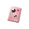 Cartoon Music Cat Catching Flowers Pattern Short Wallet With Three Folding Model