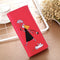 Cartoon Umbrella Cat Girl Fashion Big Capacity Card Phone Holder Long Wallet