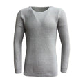 High Quality Fashion Men Solid Color Long Sleeves Casual Business Knitted Sweater