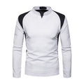 New Arrived Men Cotton Long Sleeves Patchwork Casual Sweatshirt Tops