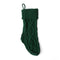 37cm Small Size Solid Color Woolen Knitted Christmas Hanging Sock