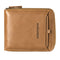 High Quality Men Fashion Style Vintage Pattern Solid Color Zipper Wallet