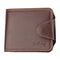 Businessmen Casual Style New Design Stitching Decoration Hasp Short Wallet
