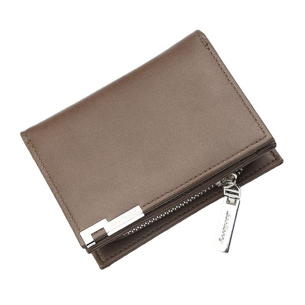 Businessmen Casual Style New Design Card Holder Lengthways Short Wallet