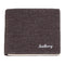 Canvas Short Mini Purse Men's Vintage Style Schoolboy Casual Card Holder Wallet With Zipper