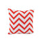 Comfortable Cotton Five Colors Available Simple Wave Double Sides Printed Practical Decorative Cushion Covers