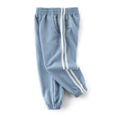 Boys Patchwork Stripes Printed Sports Pants