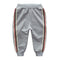 Boys Patchwork Stripes Printed Sports Pants