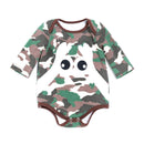 New Arrived Baby Cotton Camouflage Printed Short Sleeves Bodysuit