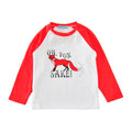 Kids Cotton Long Sleeves Patchwork Fox Printed Tops