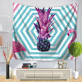 Hot Selling Polyester Wall Hanging Flamingo Pineapple Printed Practical Yoga Beach Mat Decorative Tapestry
