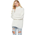 Women Casual Style Turtleneck Loose Sweater